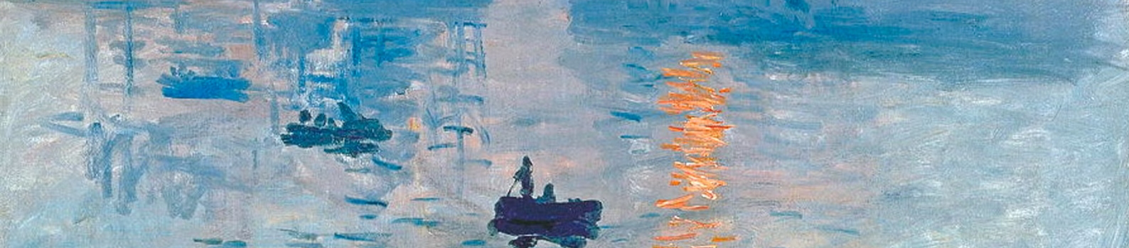 印象、日の出-中景