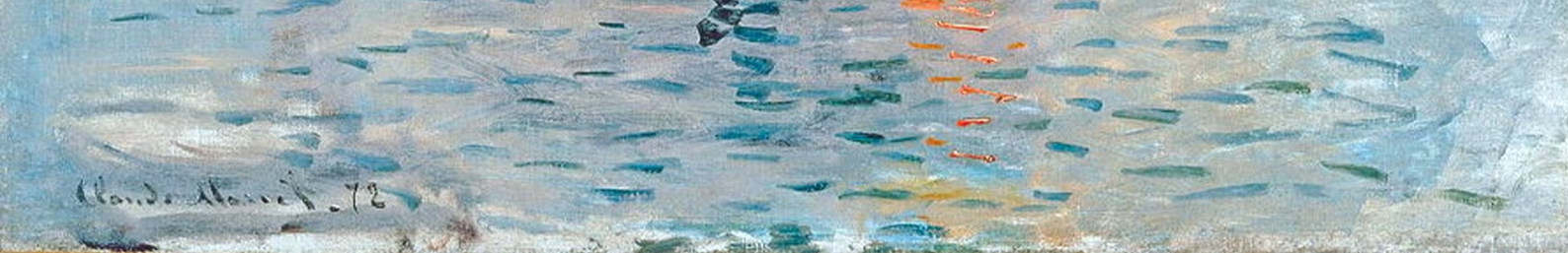 印象、日の出-前景